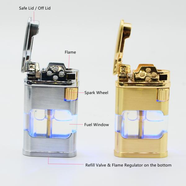 Candle Butane Gas Torch Refillable Cigarette Cigarette Lighter Jet Flame Incense Lighting