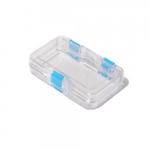 Quality Square Shape Plastic Dental Crown Boxes With Membrane OEM ODM for sale
