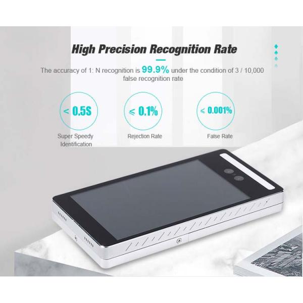 Wifi Camera 800*1280 8" Face Recognition Attendance System