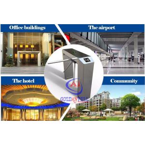 Quality Access Control Turnstile For Office Building / Hotel / Airport / Community for sale