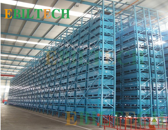 Warehouse District ASRS Systems Automation Move & Lift Stainless Steel Display