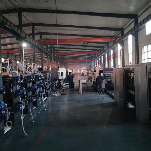 Manual Carton Folder Gluer Machine 1000*2000 Max Cardboard PLC Control
