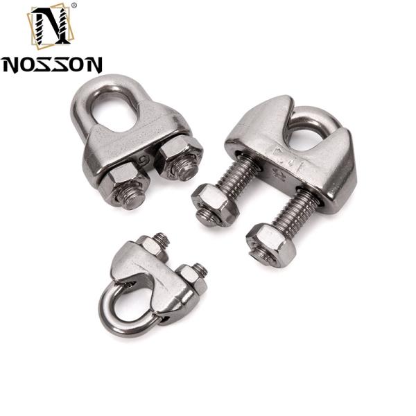 Customized Support OEM M6 Stainless Steel Wire Rope Cable Clip Clamp U Bolt Saddle Fastener for Metric Measurement System