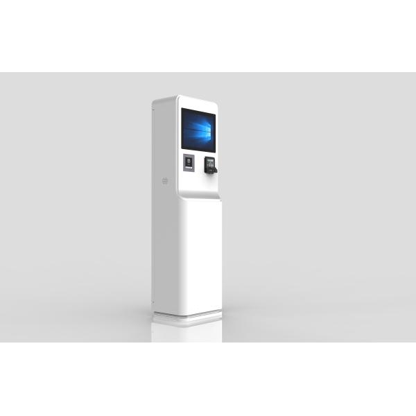 Floor Stand Restaurant Hotel Self Ordering Kiosk With Touch Screen Receipt Printer