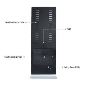 Free Standing 49'' 350 Nits 1920*1080 Interactive Digital Signage