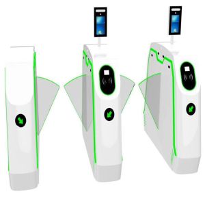 Quality 650mm Pass Width Flap Barrier Turnstile For Subway Station for sale