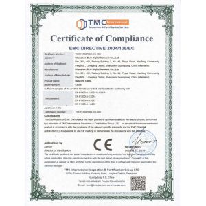 SHENZHEN BLG DIGITAL NETWORK CO., LIMITED Certifications