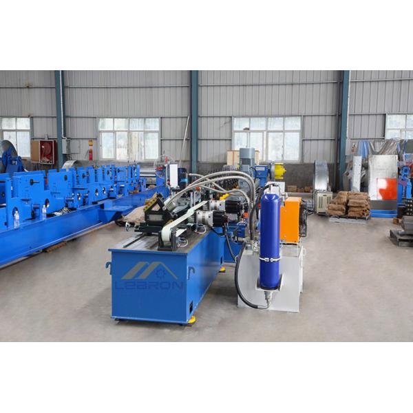 PLC Control Galvanized CZ Purlin Forming Machine 14 Roller Stations