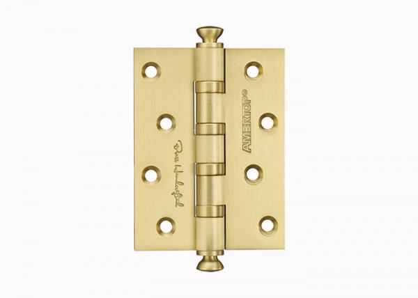Interior Brass Door Hinges 76mm 102mm Low Thickness For House
