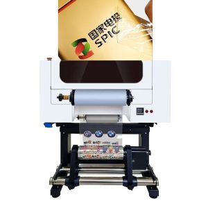 China UV DTF Printer 300mm Crystal Stickers AB Film Printer For Small Business on sale