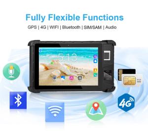 Quality HF-FP08 Touch Screen Rugged Waterproof Handheld Terminal PC with Fingerprint Reader for sale