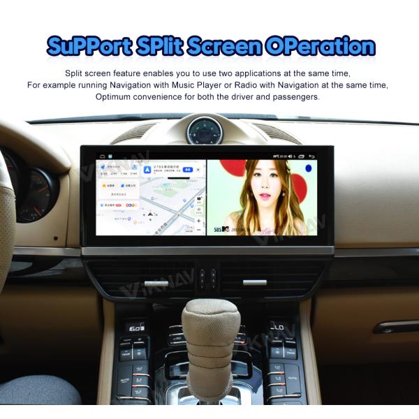 Viknav Car Radio For Porsche Cayenne (2011-2017) 12.3 inch Vehicle Stereo Carplay Multimedia Player GPS Navigation
