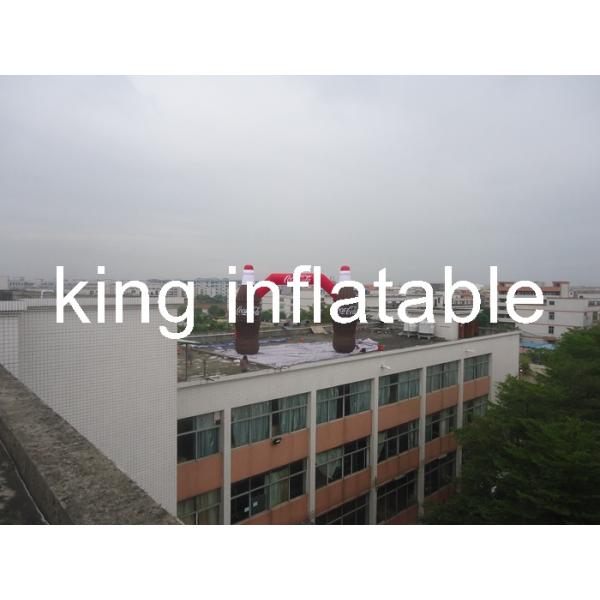 Coca Cola Bottle Shape Inflatable Arches For Advertising / Inflatable Entrance Arch