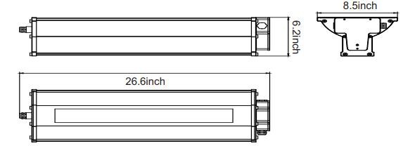 10-100W IP66 Explosion Proof LED Lights ATEX 2700k-6500k