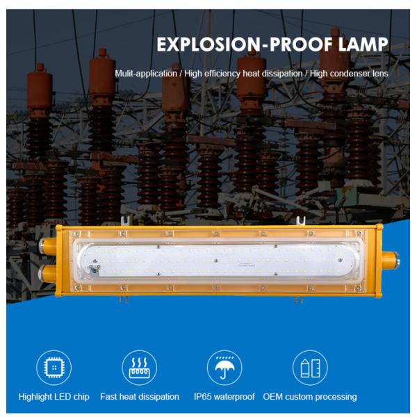 50W 100W Explosion Proof Linear Light with SMD2835 LED and IP65 Waterproof for Hazardous Locations