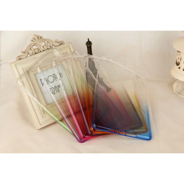 for new ipad 2017 TPU soft case back cover, for ipad grident color tpu tablet case