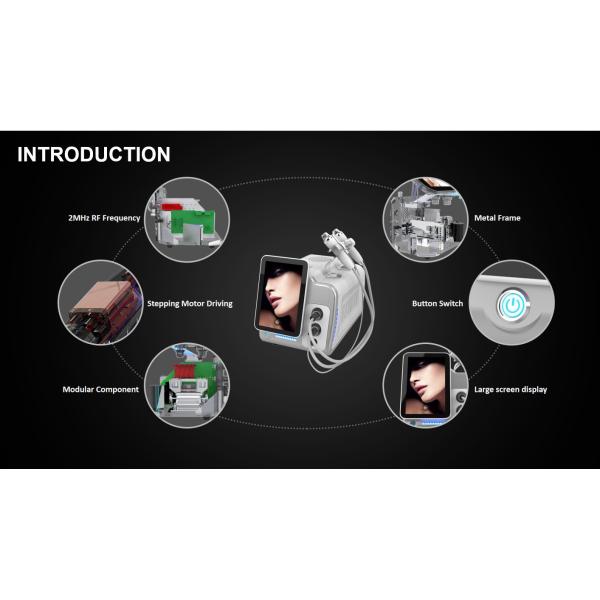 Protable Fractional Micro Needle Vacuum RF Machine RF Vacuum Lifting Microneedling Machine