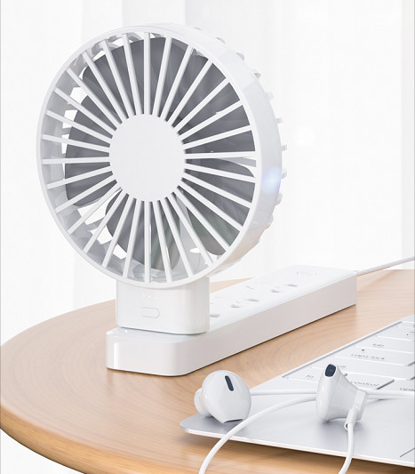Power Bank LED Indicator Light Outdoor Portable Cooling Fans
