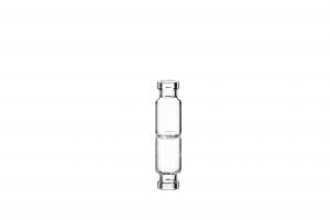 Quality 1ml empty clear amber low borosilicate tubular glass vial for sale