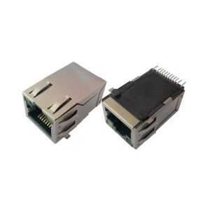 China Single Port  SMT Low Profile RJ45 Jack Comply With RoHS 7.7Kg Retention Strength on sale