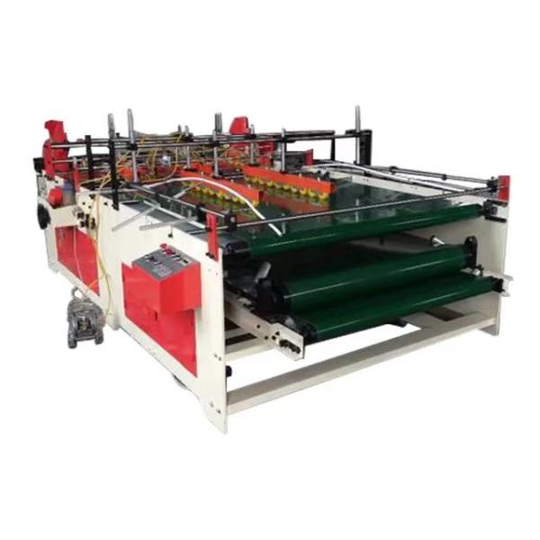Garment Shops Corrugated Cardboard Carton Box Making Manual Feeding Press Type Glue Machine 1700 KG