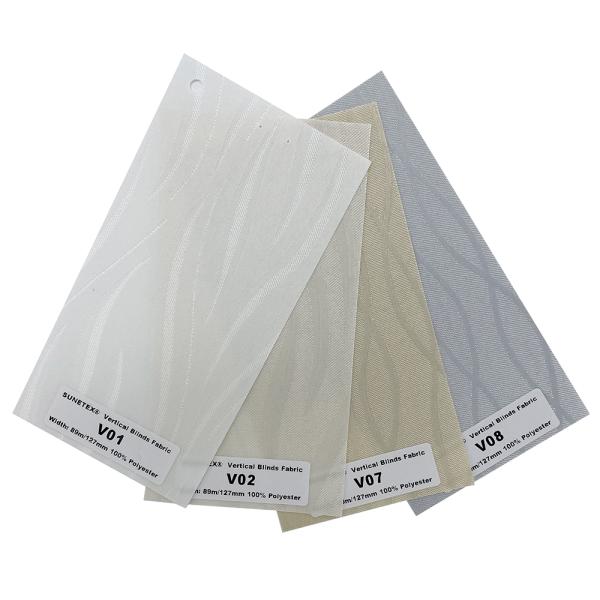 Sunetex Blackout Polyester Vertical Blinds Fabric Moistureproof