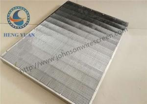 Quality Vee Wedge Wire Mesh Grids Panel , Stainless Steel Sieve Screen 0.7mm Slot Size for sale