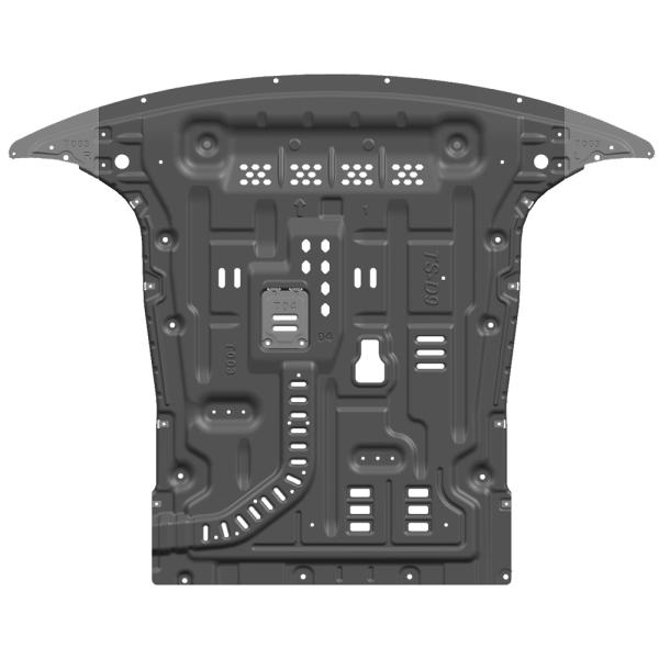 Customized Thickness BMW Car Model Skid Plate Engine Guard Plate Underbody Protection