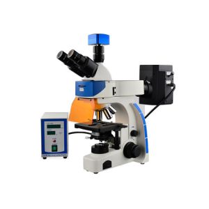 Trinocular Biology Lab Microscope 40X 100X Epi Fluorescence Microscope