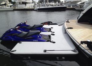 Quality Drop Stitch Float Platform Inflatable Yacht Slides Watercraft Dock Customized Size for sale