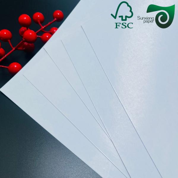 Double Sided Coated 150g Shiny White Art Paper For Card Production FSC