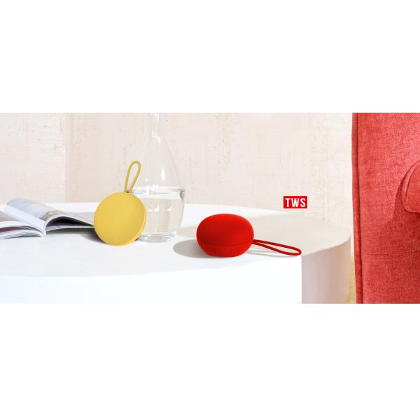 Tiny Mini Outdoor Speaker , 3.7V 800mAh Bluetooth Speaker With Bass Radiator