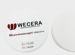 Quality 3D Multilayer A1 Yttria Stabilized Zirconia Ceramic Blocks 95*20mm Wieland System for sale