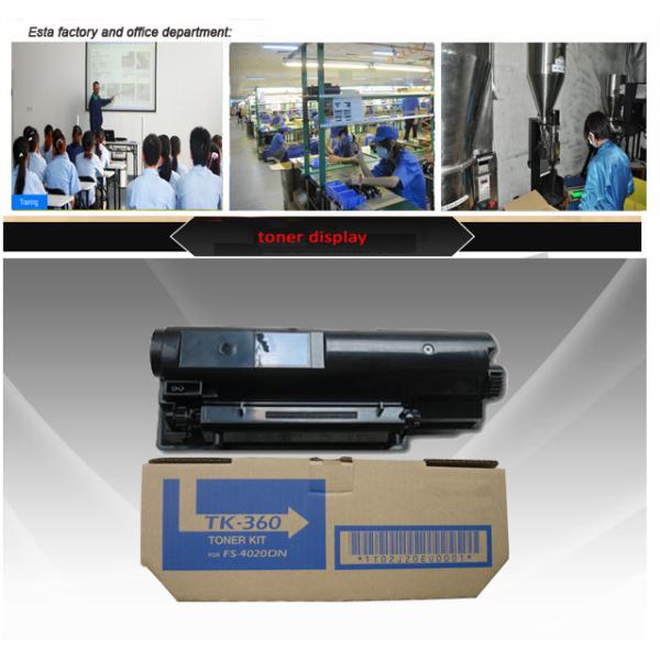 Kyocera Mita Ecosys TK 360 Black Toner Cartridge for FS - 4020DN Yield 20,000 Pages