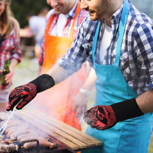 13.5in XL Safety Working Gloves BBQ Non Slip Work Gloves