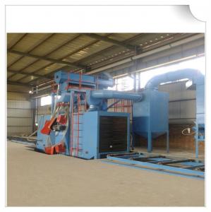 Quality H beam shot blasting machine / wheel blasting machine for cleaning structural steel for sale