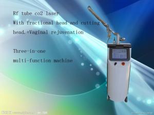 Quality Warts Removal Fractional Co2 Laser Equipment Gray + White Color For Skin Tightening for sale