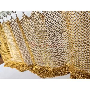 Buy cheap 7mm And 12mm Stainless Steel Ring Mesh Curtain For Space Decoration from wholesalers