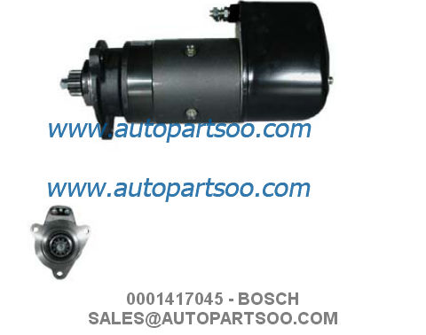 0001417045 0001417046 - BOSCH Starter Motor 24V 5.4KW 9T MOTORES DE ARRANQUE