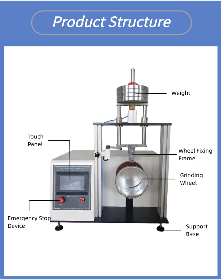High Precision Wheel Wear Resistance Testing Machine; Fully Automatic Luggage Wheel Wear and Durability Testing Machine