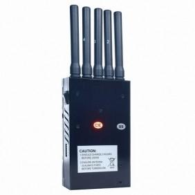 Quality WIFI bluetooth jammers | 5 Bands Handheld 3G Cell Phone Jammer, GPS Jammer, Wifi Jammer for sale