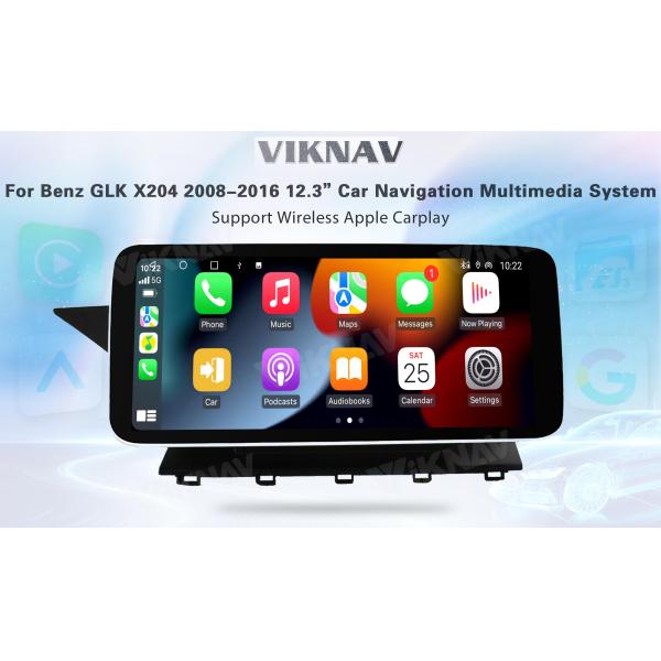 Multimedia GLK Android Screen Mercedes Head Unit For Benz Class X204 2008-2016