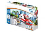 Lightweight Building Blocks Educational Toys City Logistic Medical Rescue
