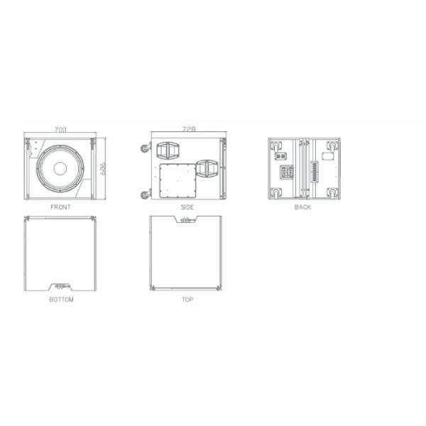 18"&12" subwoofer line array speaker LAV128B