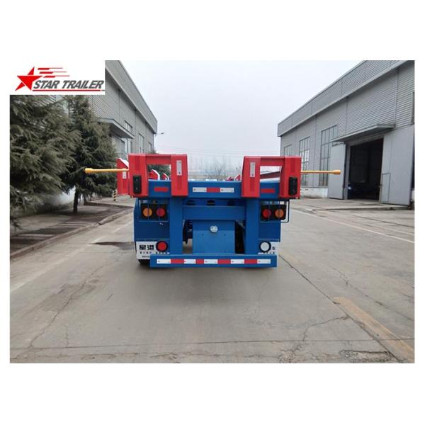 Durable Skeletal Container Trailer Container Transport Trailer Customized Color