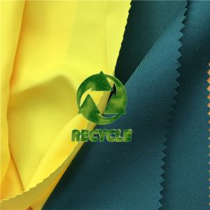 Plain Style 100% Recycled Polyester Fabric GRS Certificated RPET Fabric For
