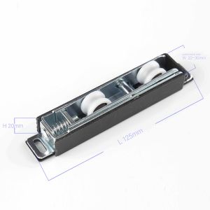Quality 19-28mm Width Sliding Door Roller Made of Durable Stainless Steel for PP Outer Frame for sale