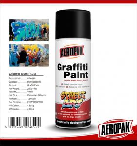 China Aeropak Non Toxic Artist Graffiti Spray Paint With Hand Held Pressurized Can on sale