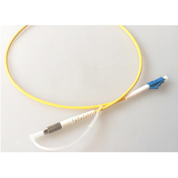 DIN To LC 2MM Patch Cord , 1 Core Single Mode Yellow Fiber Patch Cord
