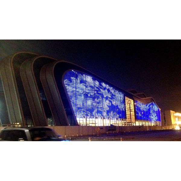 Indoor Outdoor P25 Full Color Transparent Led Display Screen Smd Curved Led Video Wall Glass Led Screen For Showcase
